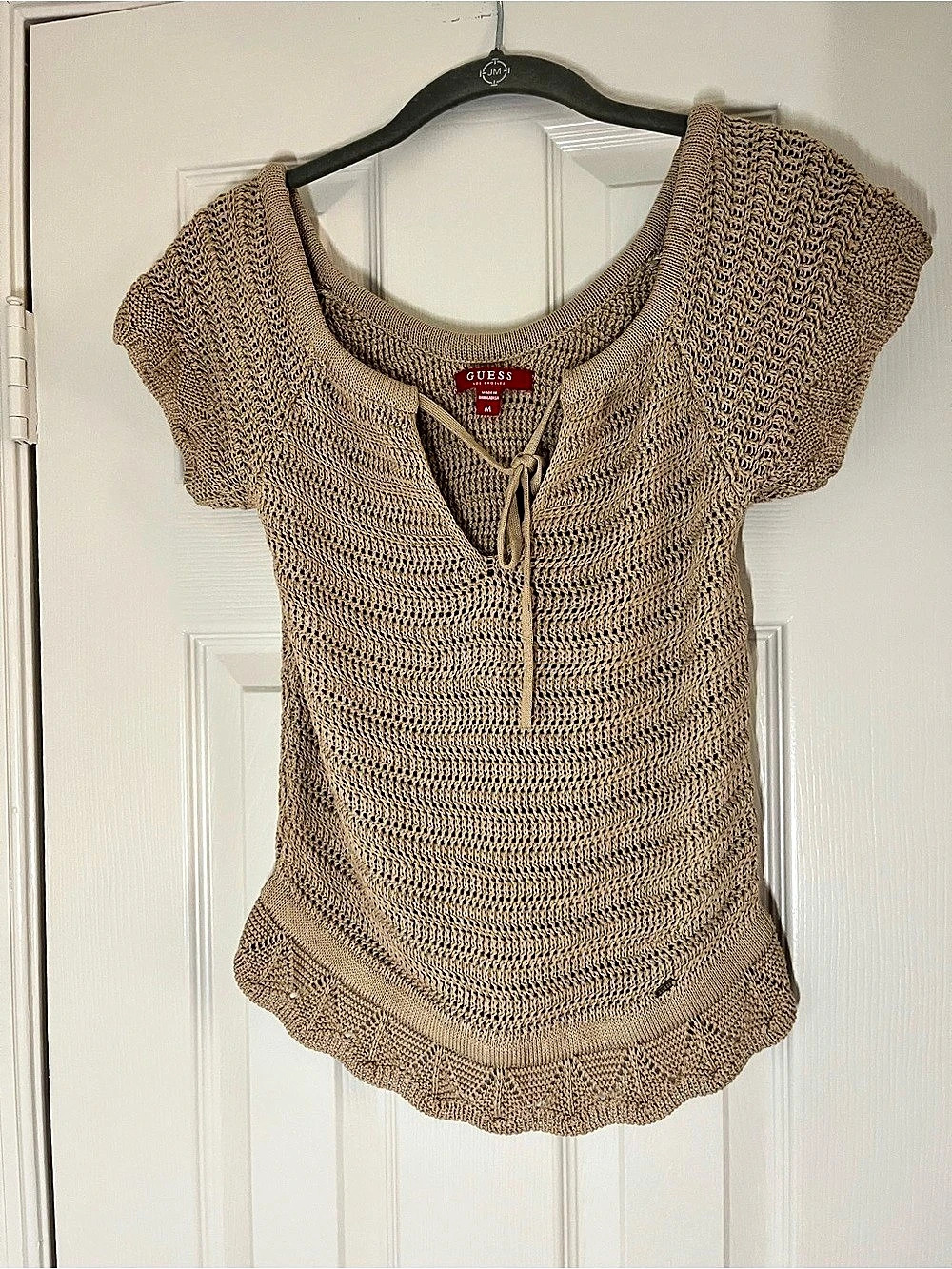 Guess Knit Tunic Top in Brown Size Medium